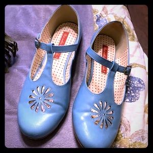 Blue flats from ModCloth.